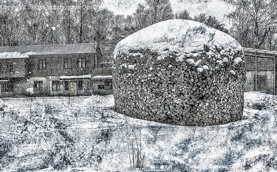 Nature, Outdoors, Drawing, Art, Countryside