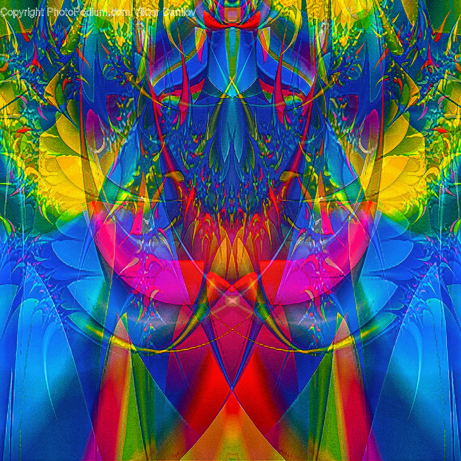 Ornament, Pattern, Fractal, Painting, Art
