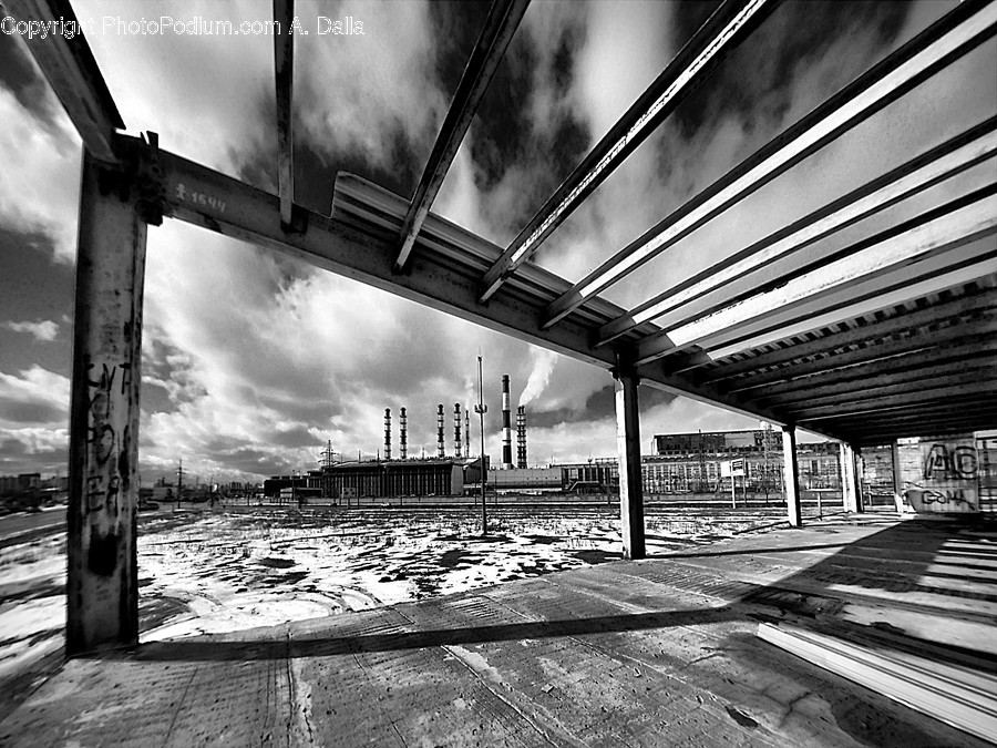 Road, Building, Freeway, Architecture, Waterfront