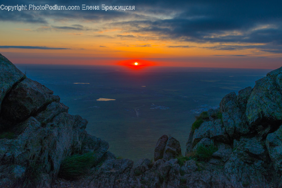 Nature, Outdoors, Sunset, Dawn, Red Sky