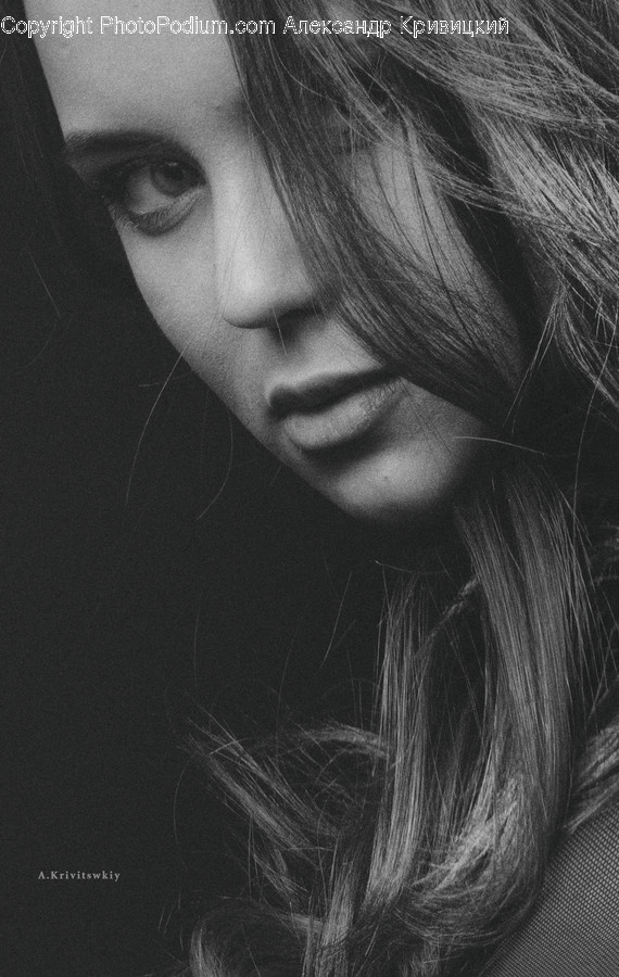 Face, Person, Human, Female, Hair