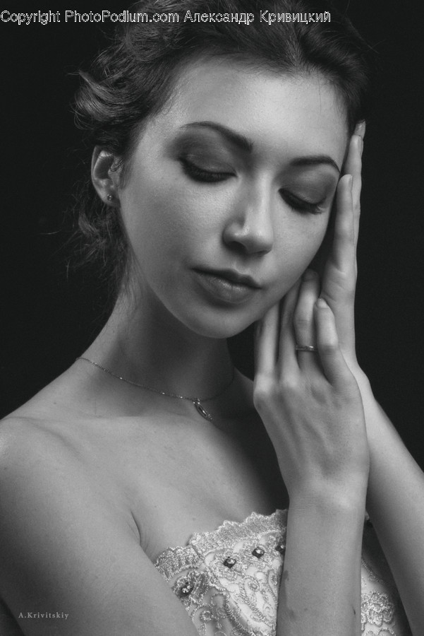 Person, Human, Face, Female, Finger