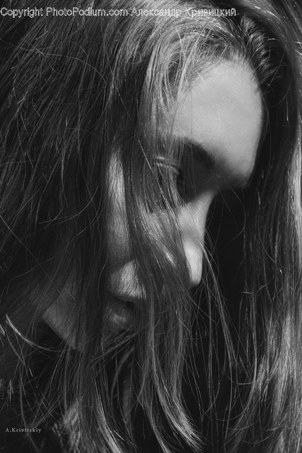 Face, Person, Human, Hair, Black Hair