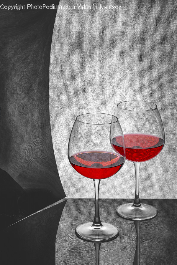 Glass, Wine, Alcohol, Beverage, Drink