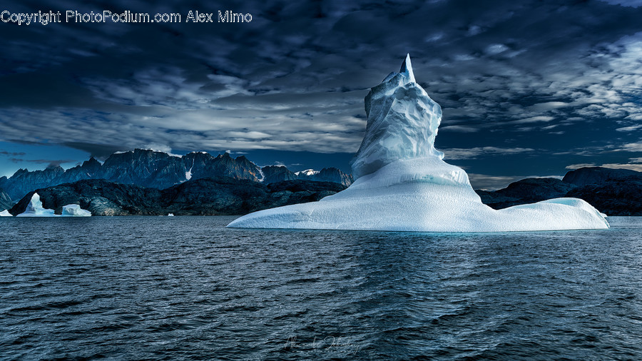 Nature, Outdoors, Ice, Mountain, Snow