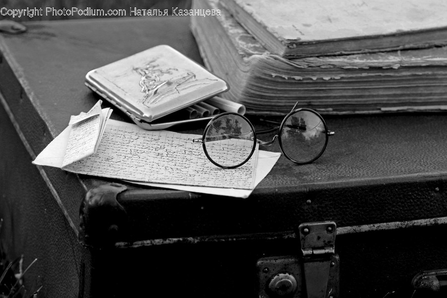 Glasses, Accessories, Accessory, Text, Book