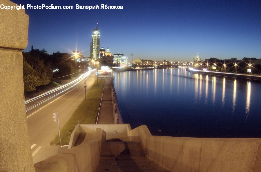 Boardwalk, Deck, Path, Sidewalk, Walkway, Paper, City