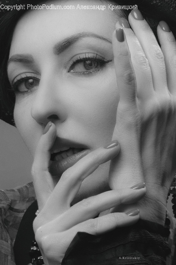 Finger, Face, Person, Human
