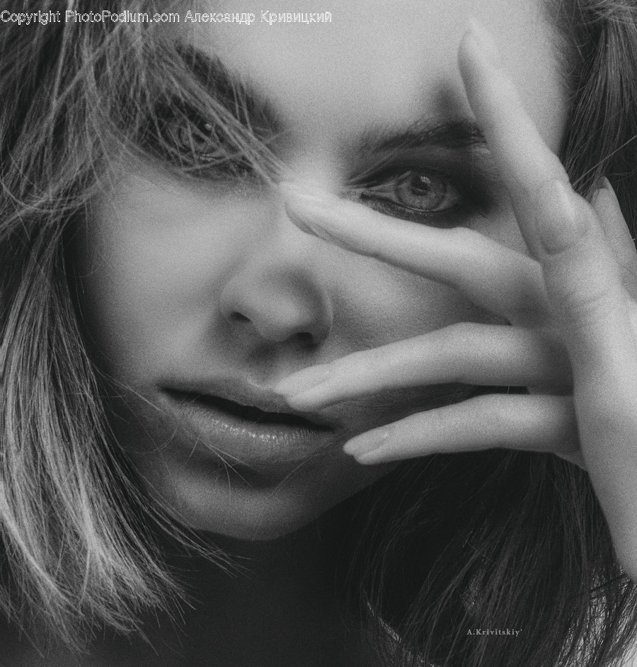 Face, Person, Human, Finger, Head