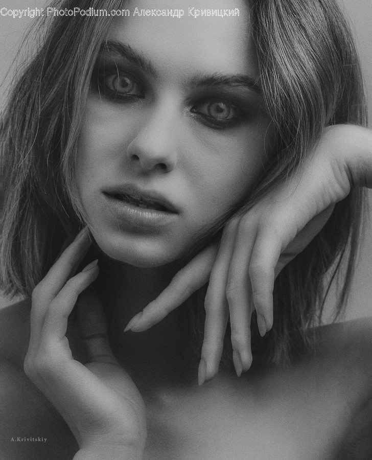 Face, Person, Human, Finger, Portrait