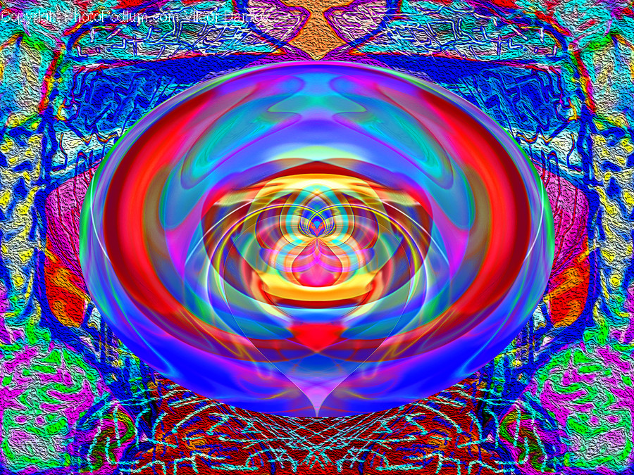 Ornament, Pattern, Fractal, Painting, Art