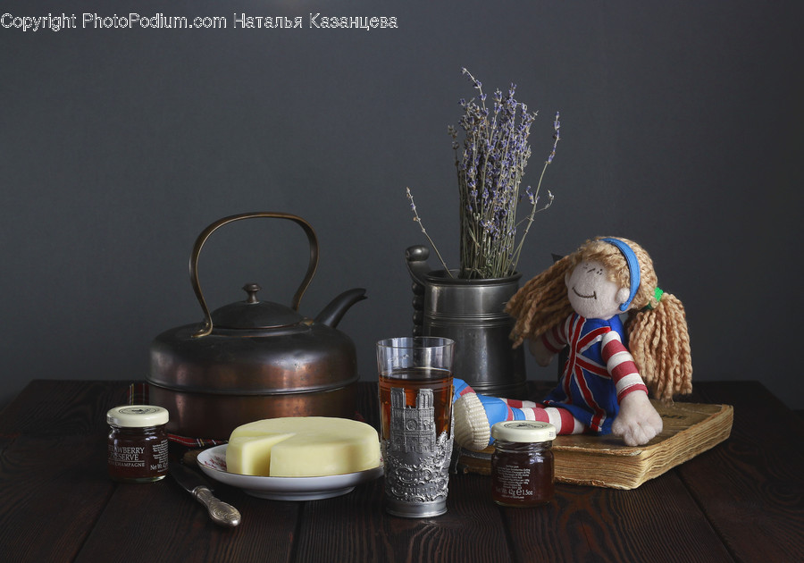 Furniture, Pottery, Shelf, Pot, Teapot