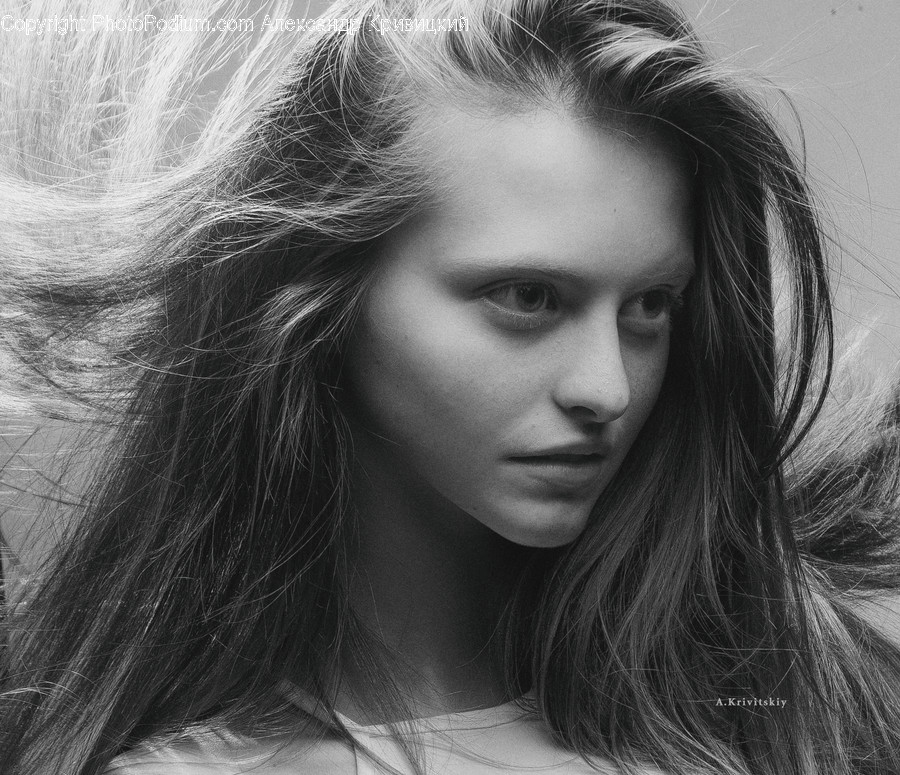 Face, Person, Human, Hair, Female