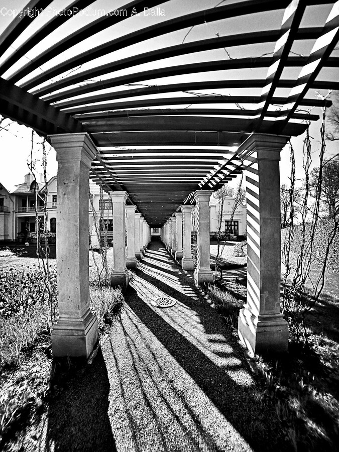 Porch, Patio, Corridor, Pergola, Architecture