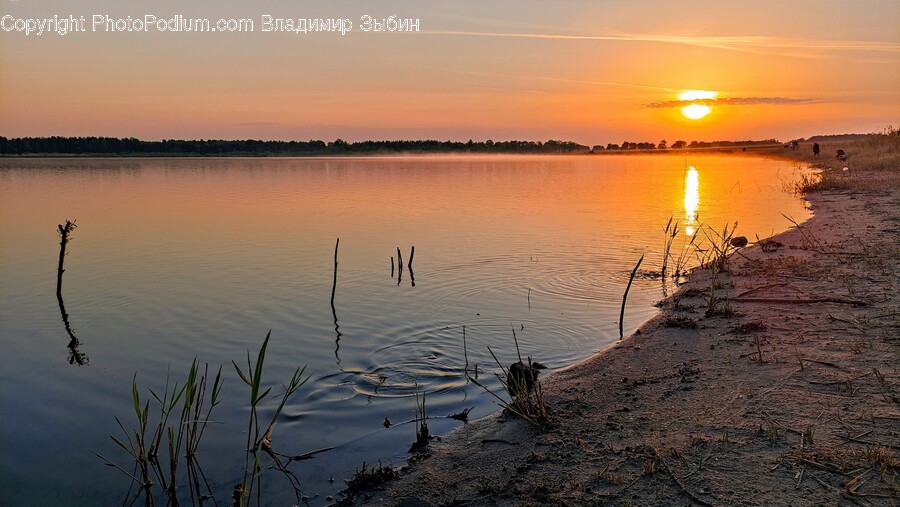 Outdoors, Nature, Water, Sky, Sunset