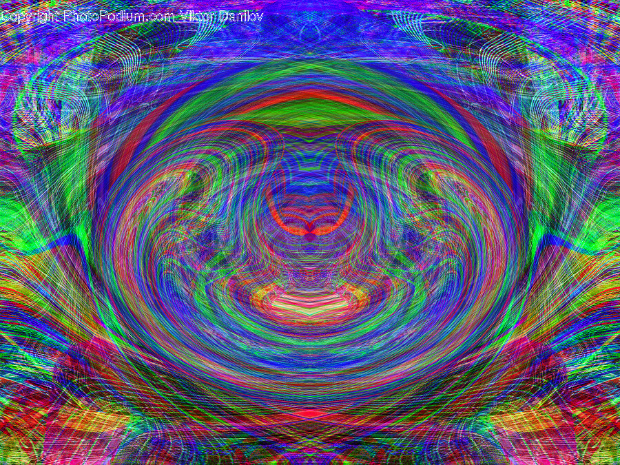 Ornament, Pattern, Fractal, Painting, Art