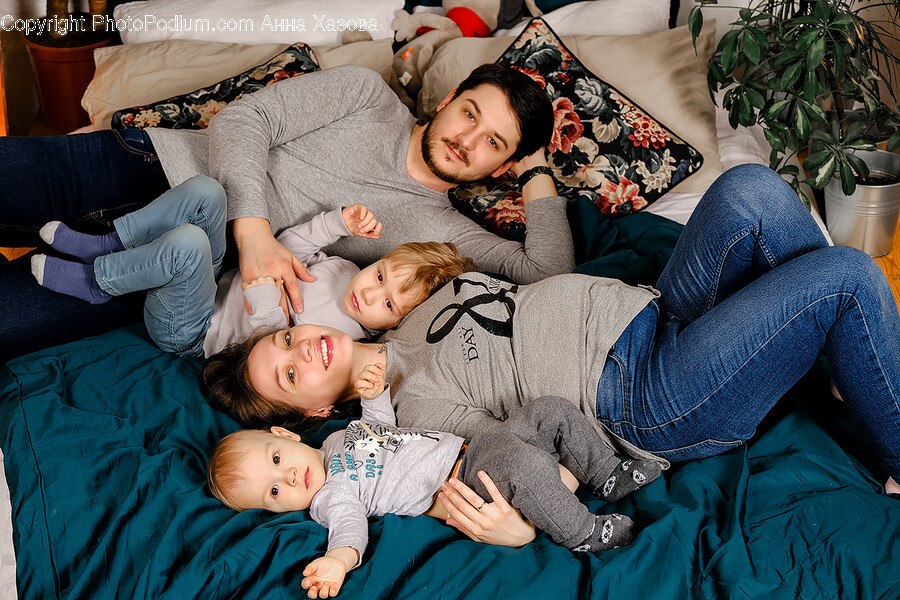 Furniture, Couch, Person, Human, Clothing