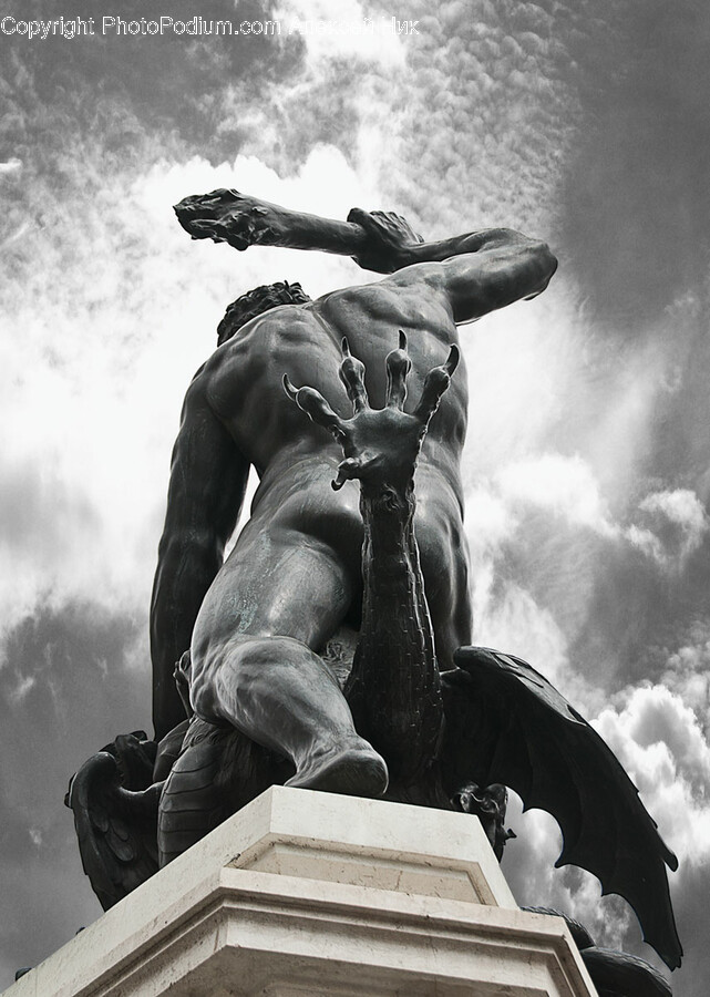 Monument, Sculpture, Art, Statue, Water