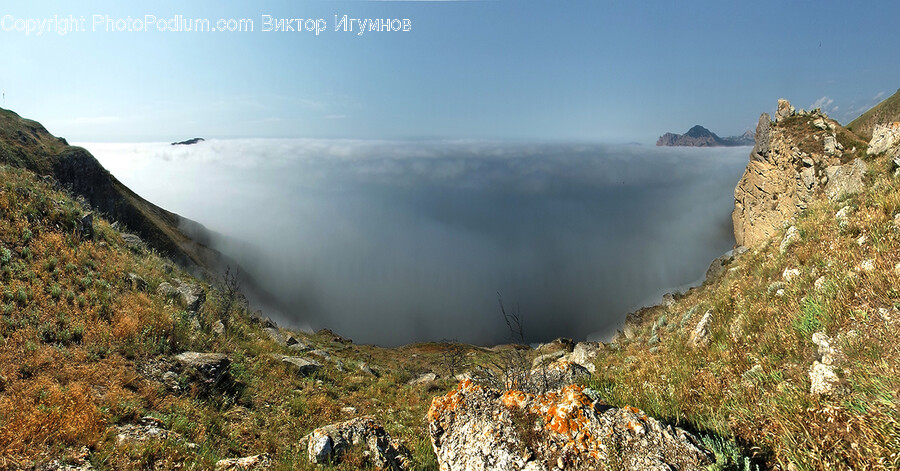 Nature, Outdoors, Weather, Fog, Plateau