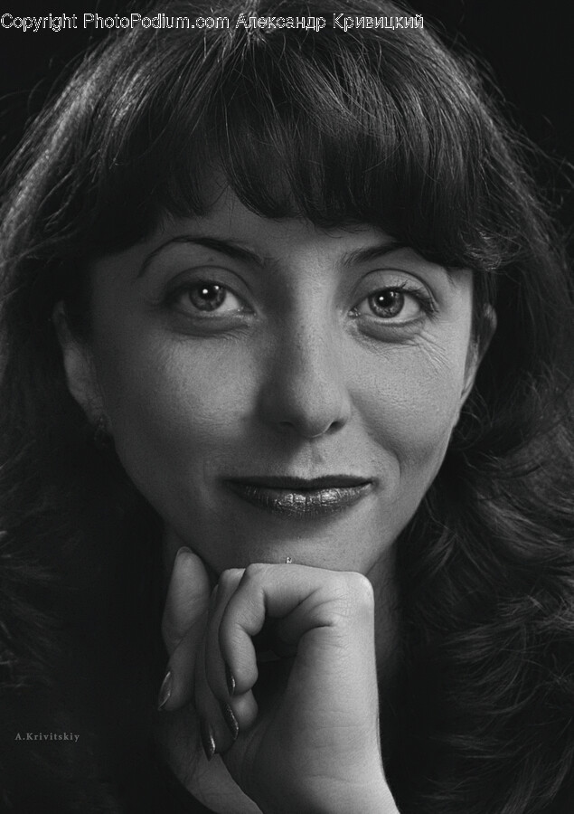 Face, Person, Human, Finger, Portrait