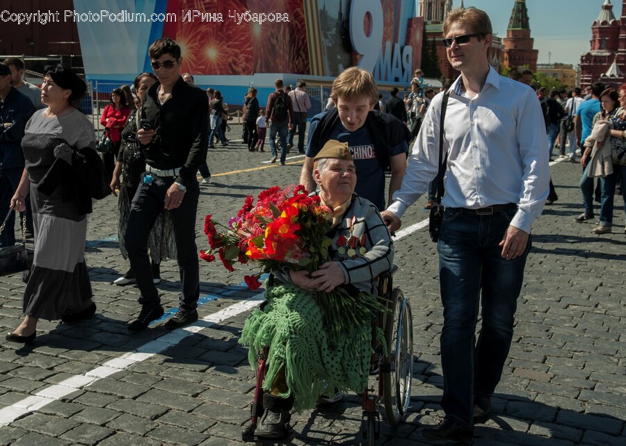 Person, Human, Plant, Flower, Blossom