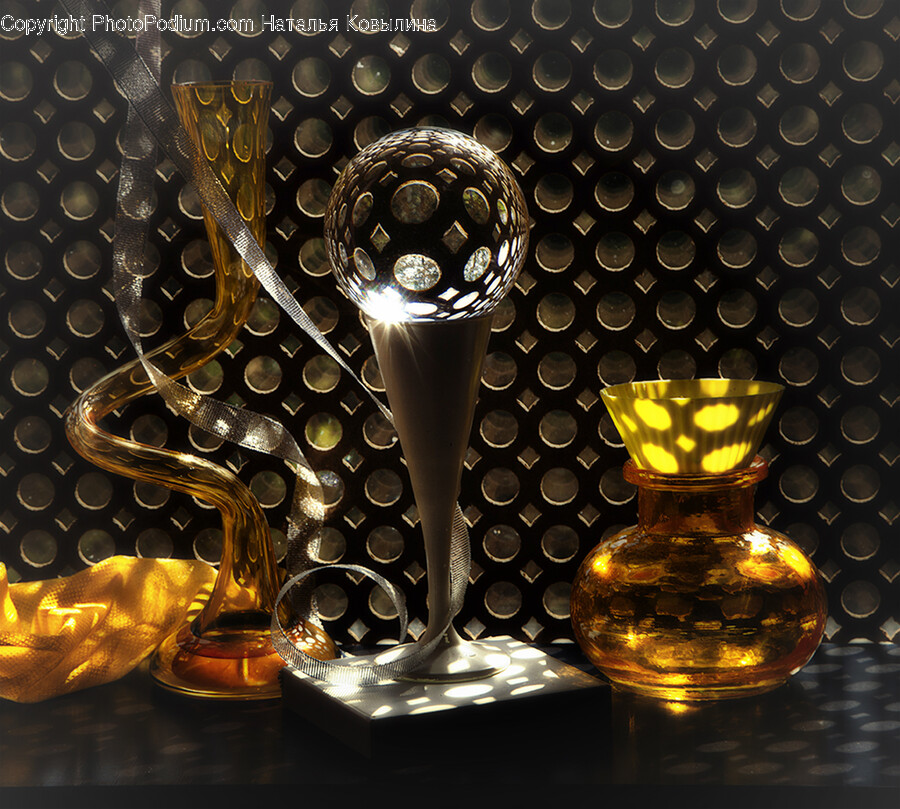 Glass, Sphere, Goblet, Pattern, Fractal