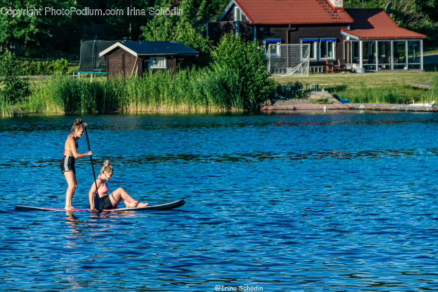 Person, Human, Oars, Rowboat, Boat