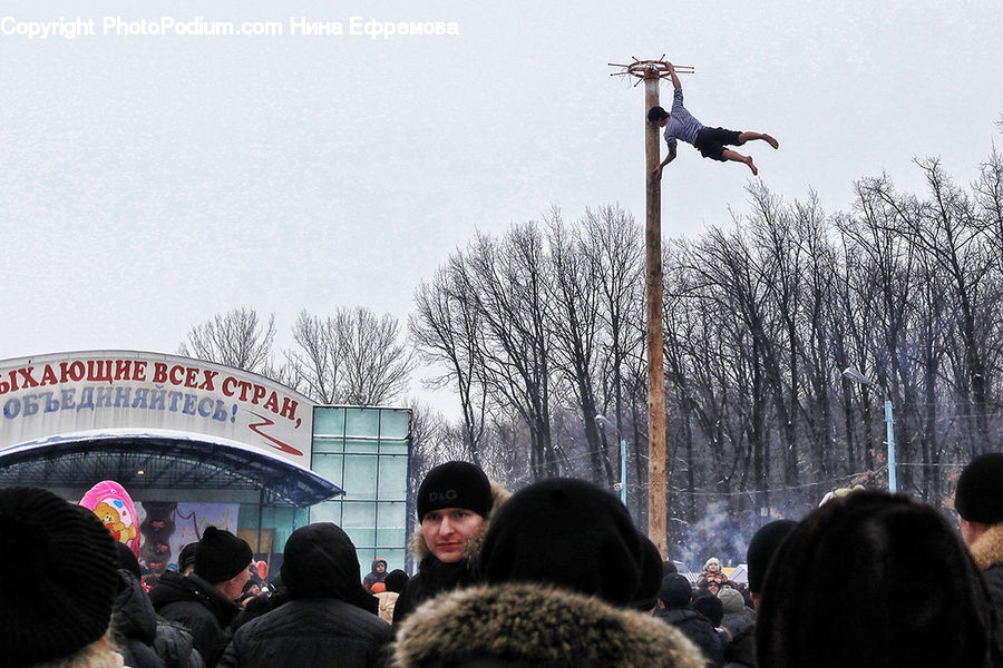 People, Person, Human, Crowd, Pole, Afro Hairstyle, Hair