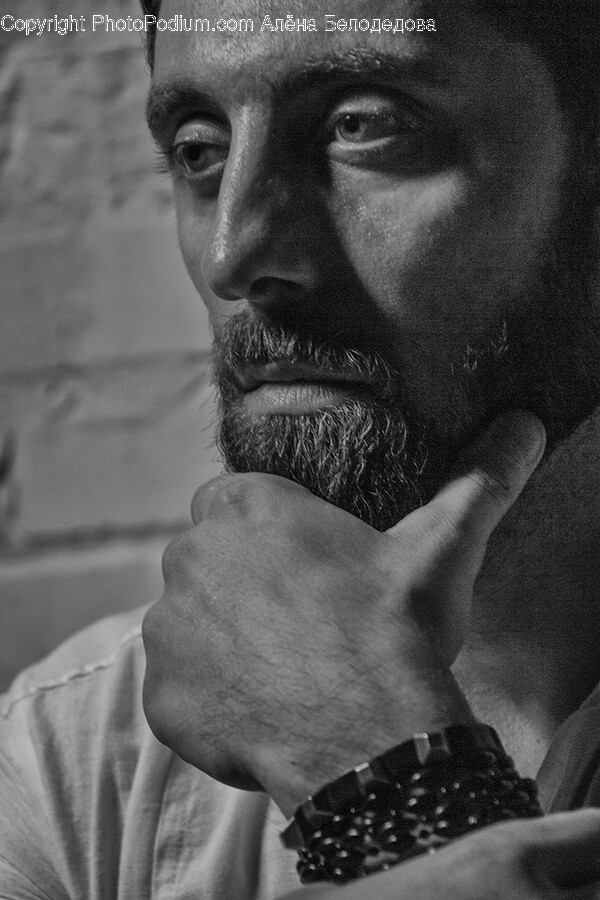 Face, Person, Human, Beard, Finger