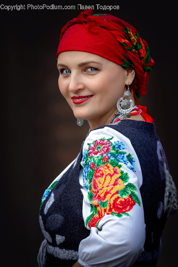Clothing, Apparel, Person, Human, Headband