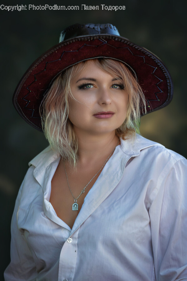 Clothing, Apparel, Hat, Person, Human