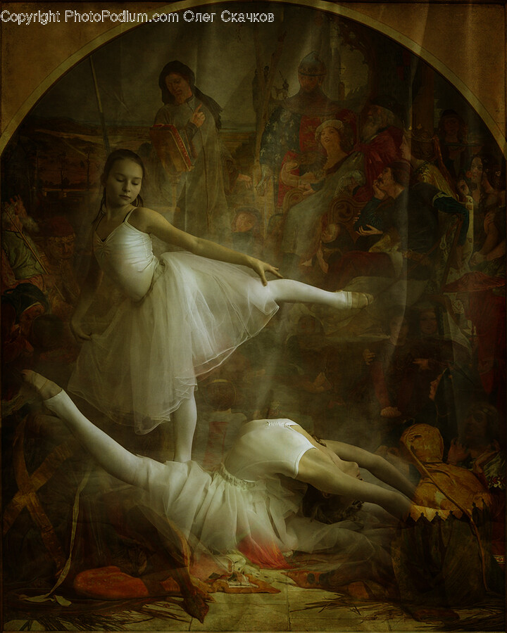 Painting, Art, Person, Human, Dance