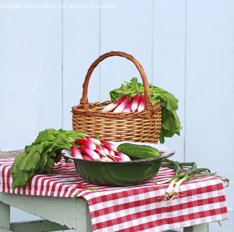 Basket, Plant, Flower, Blossom