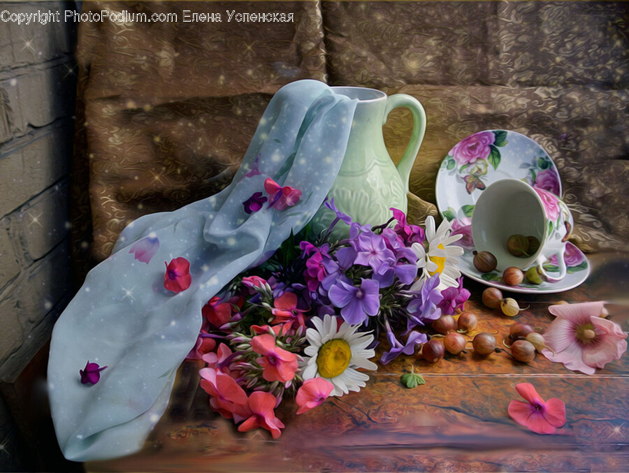 Pottery, Plant, Jug, Porcelain, Art