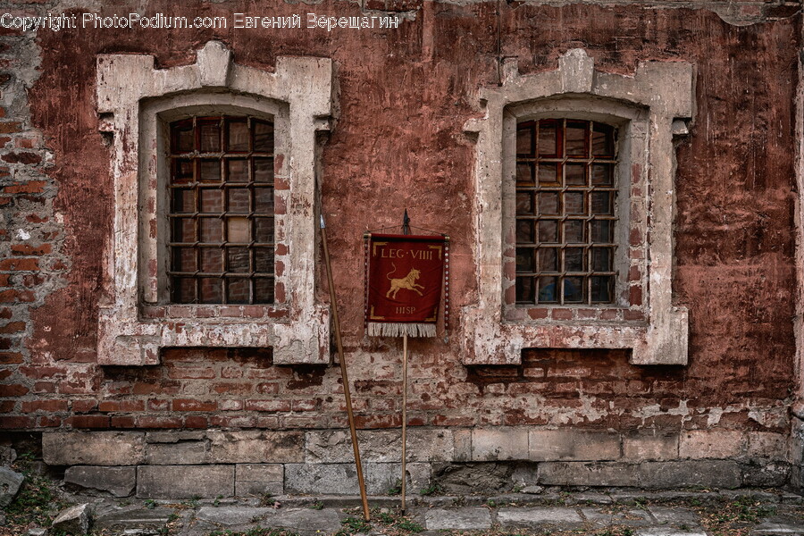 Window, Home Decor, Wall, Brick, Walkway