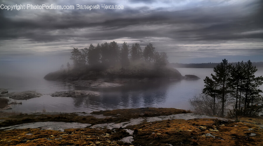Nature, Weather, Outdoors, Fog, Mist