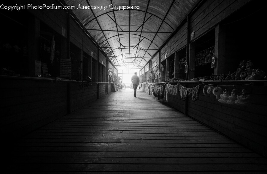 Person, Human, Corridor, Path, Walkway