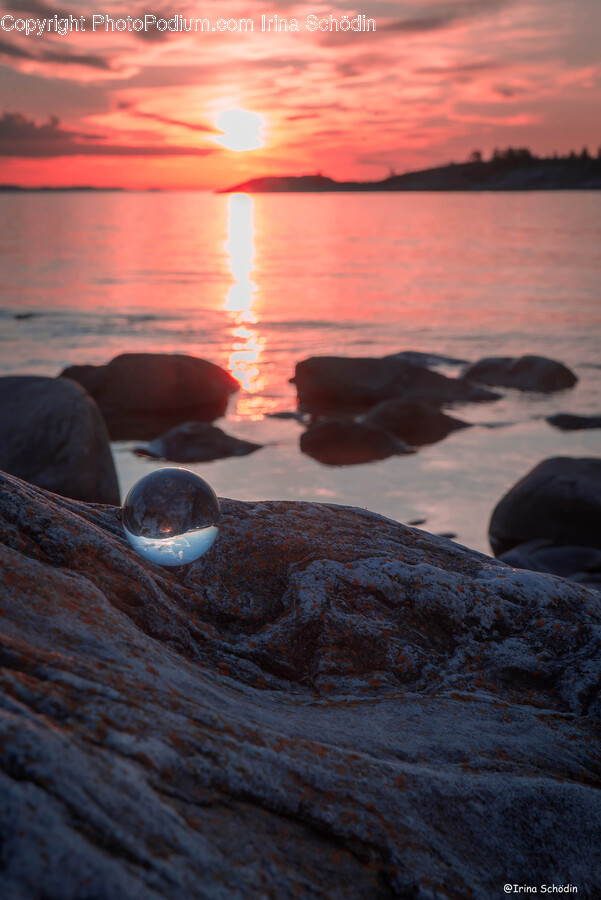 Sphere, Outdoors, Nature, Sunset, Dusk