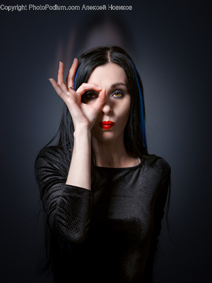 Person, Human, Face, Finger, Sleeve