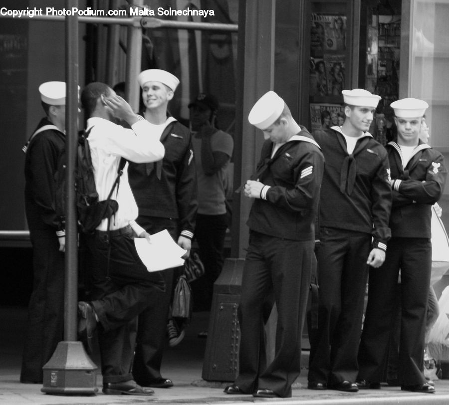 Human, People, Person, Sailor Suit, Clothing, Overcoat, Suit