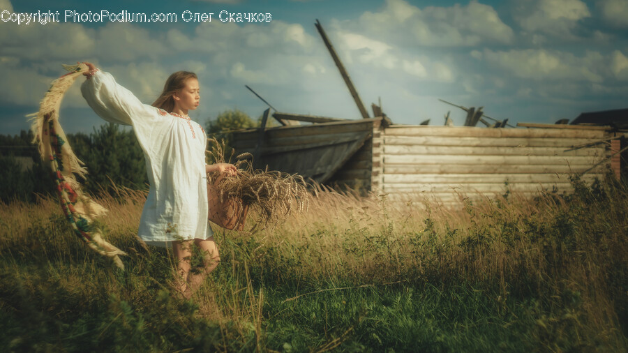 Nature, Person, Human, Outdoors, Grass