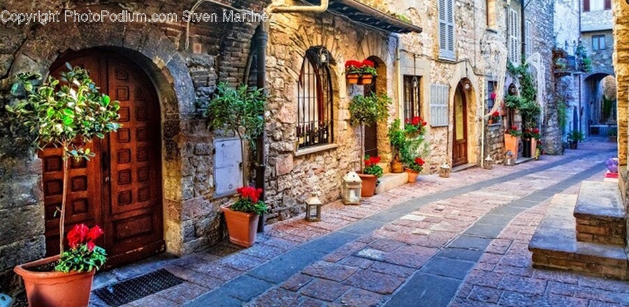 Street, Road, City, Urban, Building