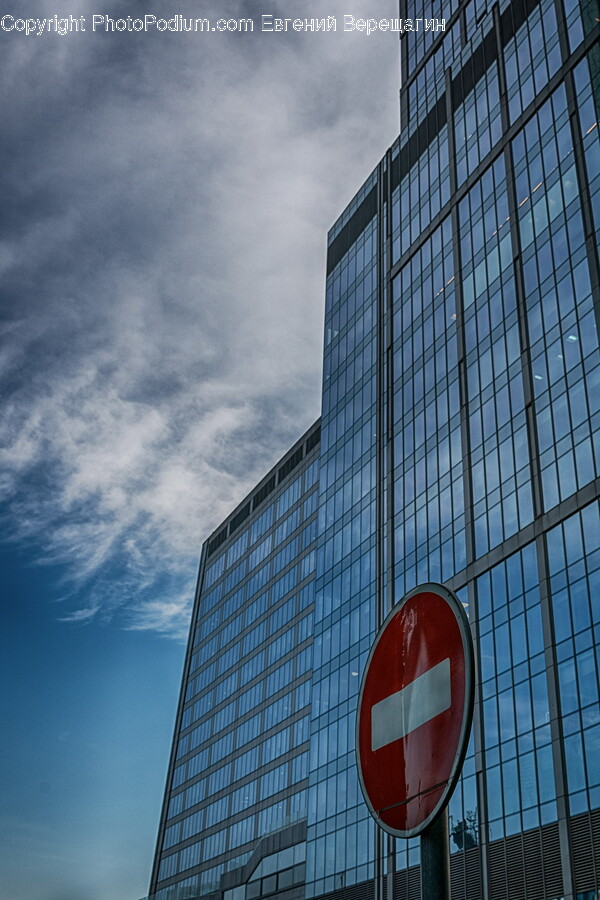 Office Building, Building, Symbol, Road Sign, Sign