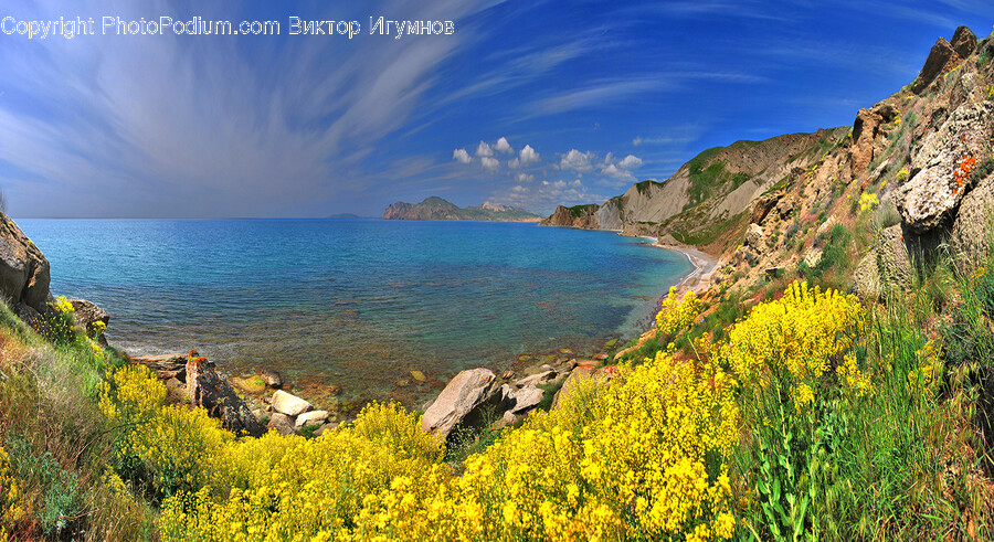 Promontory, Nature, Land, Outdoors, Sea