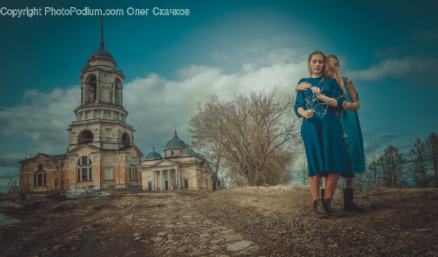 Dome, Building, Architecture, Person, Human