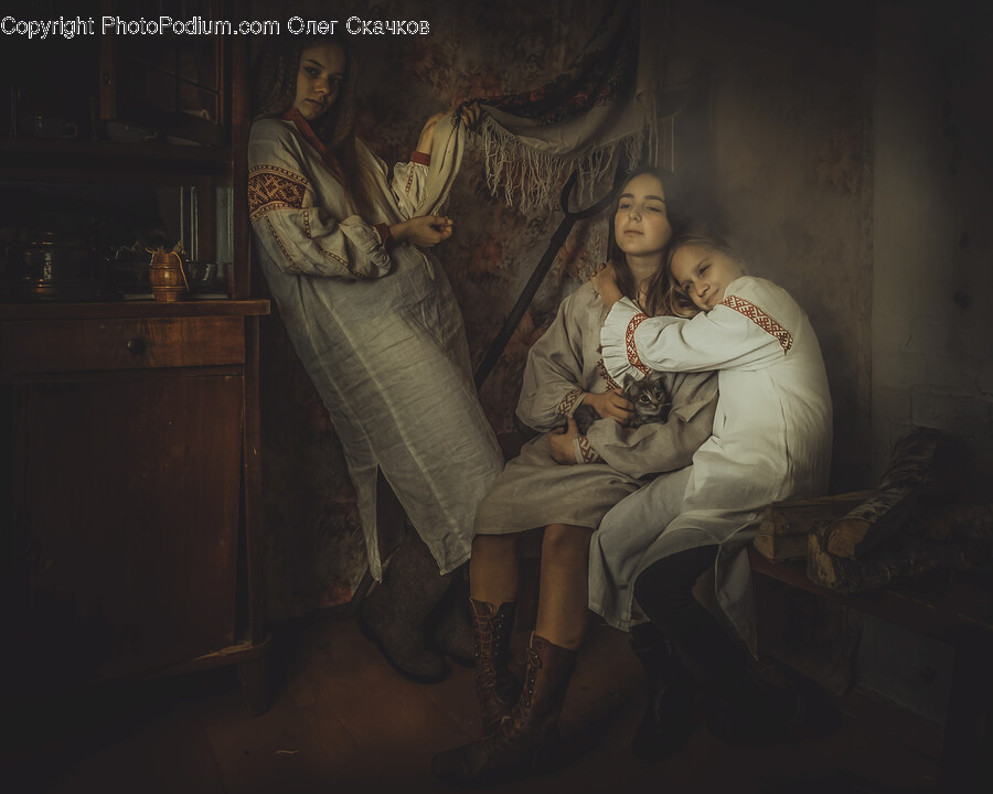 Person, Human, Clothing, Apparel, Painting