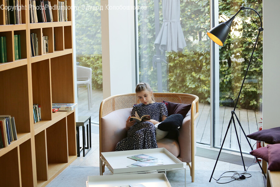 Furniture, Wood, Person, Human, Tripod