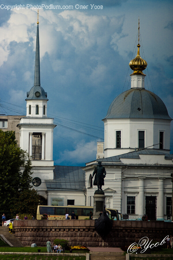 Architecture, Building, Dome, Person, Human