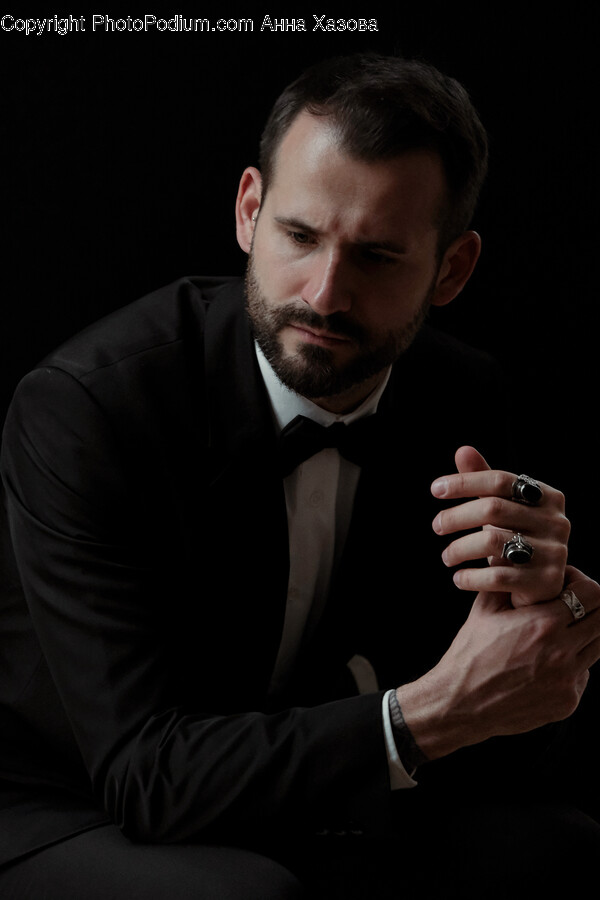 Person, Human, Finger, Suit, Clothing