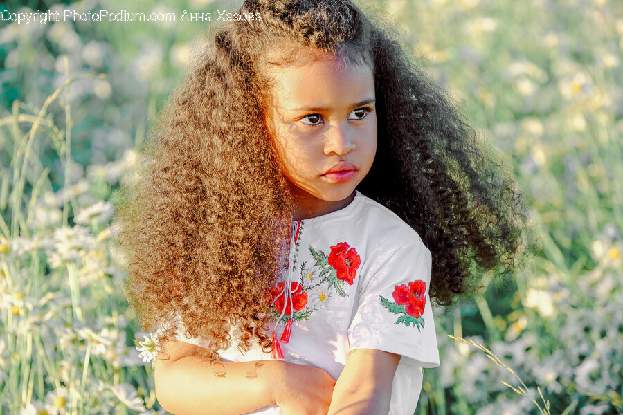 Hair, Female, Person, Human, Clothing